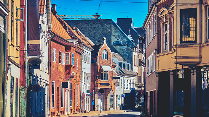 The old city in Odense, Denmark (Credit: Shutterstock)