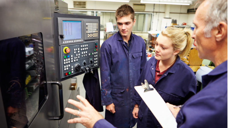'Apprenticeships in the UK manufacturing sector can address the yawning skills gap we face, and aid the government in its ambition to level up' (Stock image credit: Shutterstock)