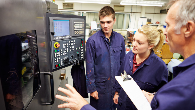Engineering and manufacturing technology apprenticeship starts fall 34% in 9 years
