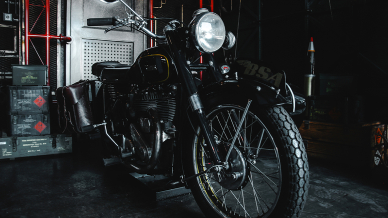 Stock image of a BSA motorcycle. The Electric BSA project will develop a ‘true retro motorcycle… powered by a battery-powered electric engine’ (Credit: Shutterstock)