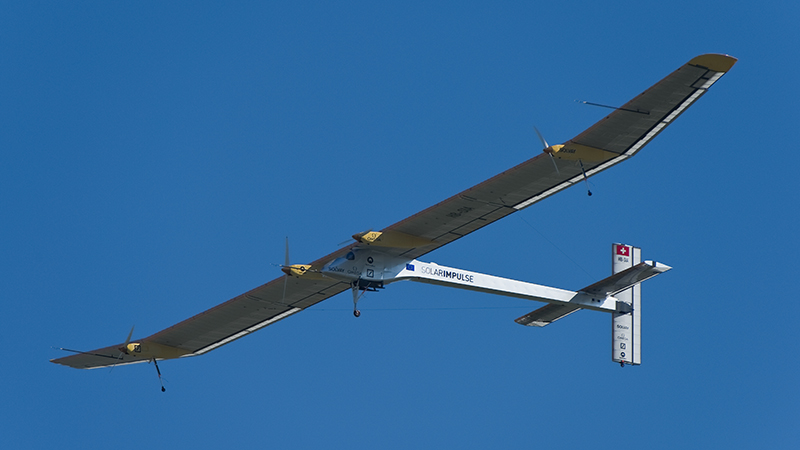 A solar-powered aircraft (Credit: Shutterstock)