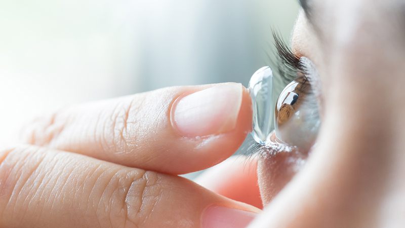 Stock image. The new contact lens could detect signs of cancer in tears (Credit: Shutterstock)