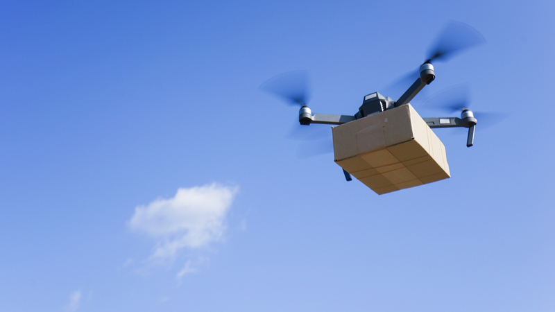 Stock image. Drone deliveries could become more common in the near future (Credit: Shutterstock)