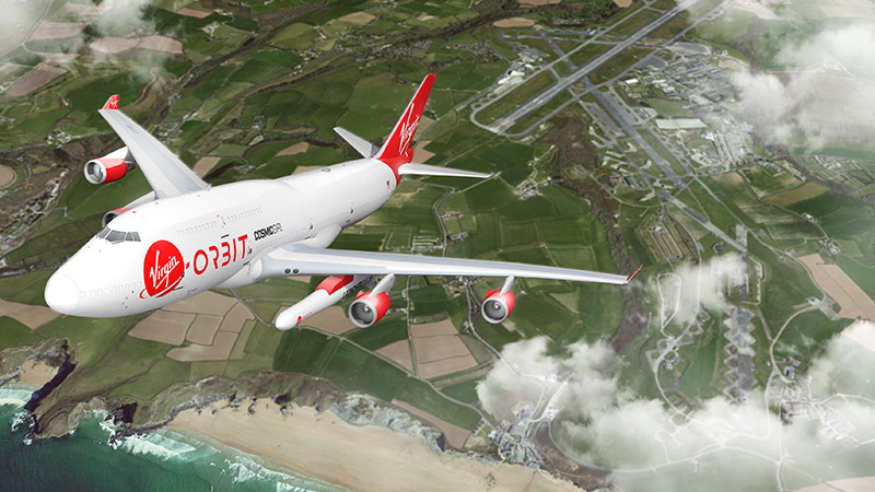 Virgin Orbit aims to launch space flights from Spaceport Cornwall at Newquay Airport (Credit: Spaceport Cornwall)
