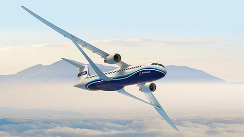 Boeing's Transonic Truss-Braced Wing concept (Credit: Boeing Creative Services)
