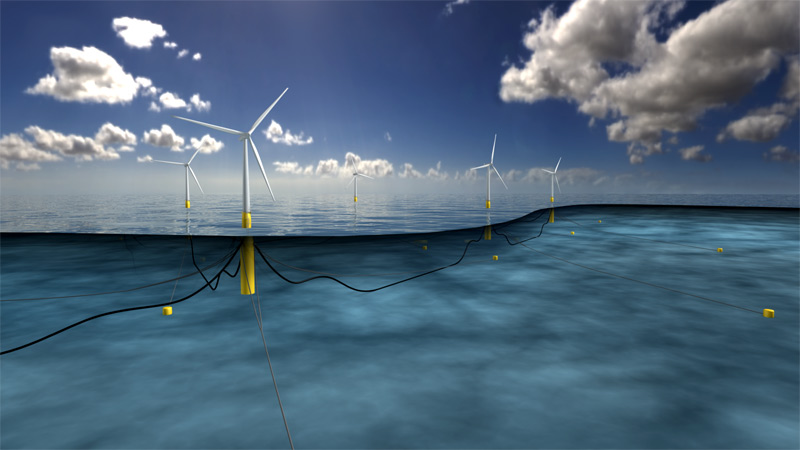 Statoil illustration of Hywind project