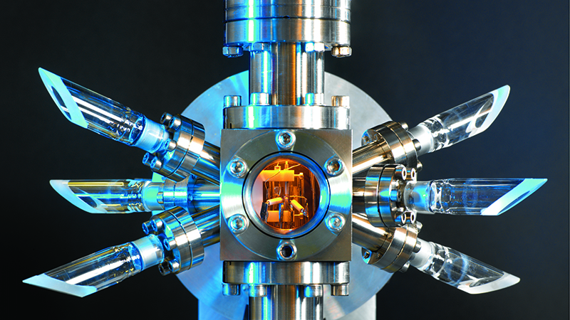 A strontium ion optical clock (Credit: National Physical Laboratory)