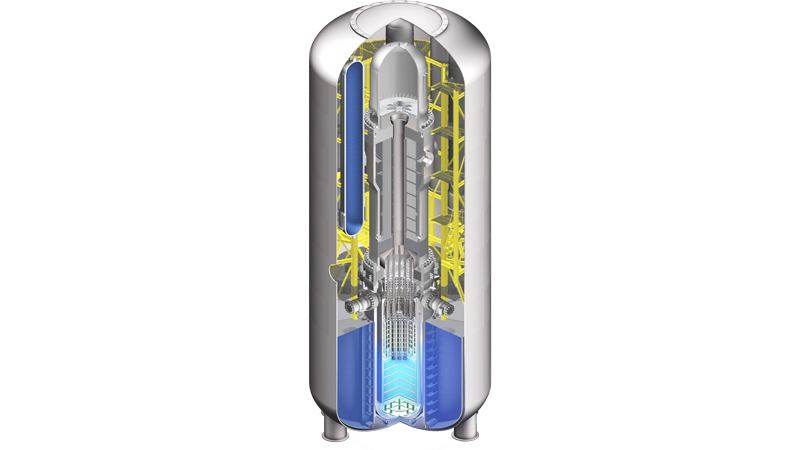 Westinghouse's SMR uses parts and safety concepts from its larger AP1000 reactor