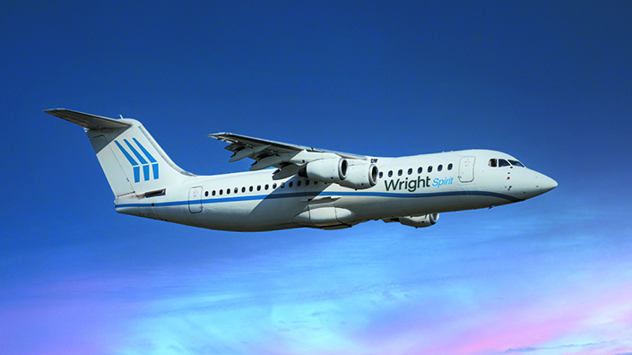 Wright Electric plans to modify and operate  BAe 146 aircraft with its electric propulsion system