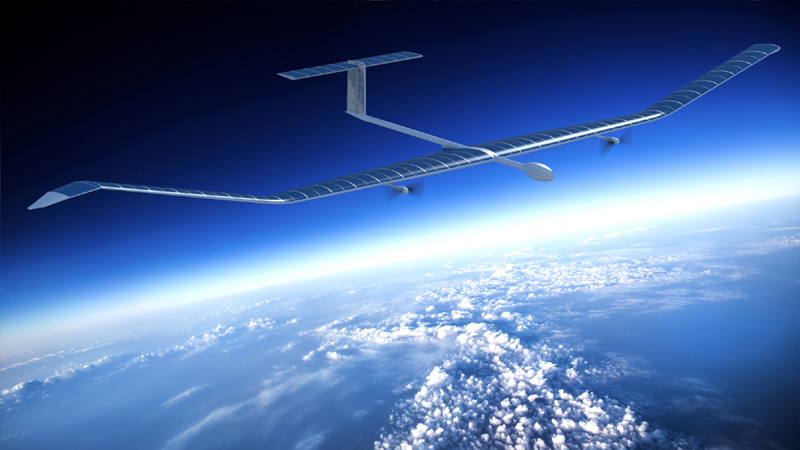 An artist's impression of how the Zephyr could look in flight (Credit: Airbus)