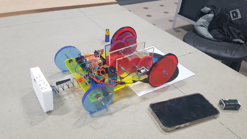Repeatable vehicle at the Design Challenge 2024 North East Regional Final at Teesside University