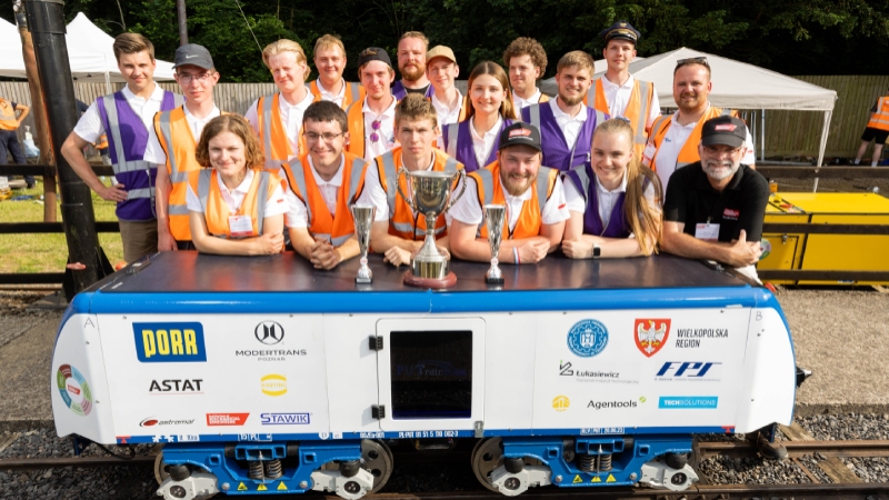 Poznań University of Technology's Railway Challenge 2023 team
