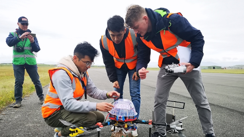 A UAS Team from the 2019 live finals