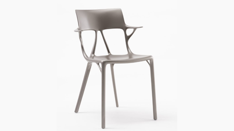 Chair designed by designer Philippe Starck with help of Autdesk generative design