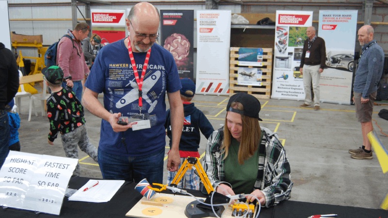 IMechE STEM stand at RAF Cosford