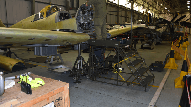 Battle of Britain Memorial Flight engineers preserve history