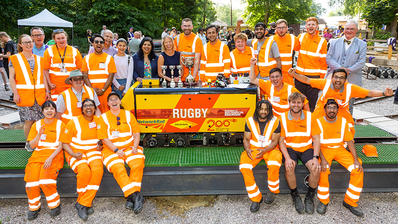 Young engineers tackle rail’s pressing issues at Railway Challenge 2025Image