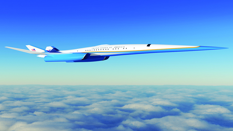3 supersonic plane projects compete to transform Air Force One