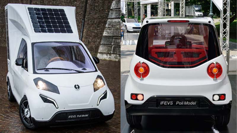 Sun shines on European electric vehicle