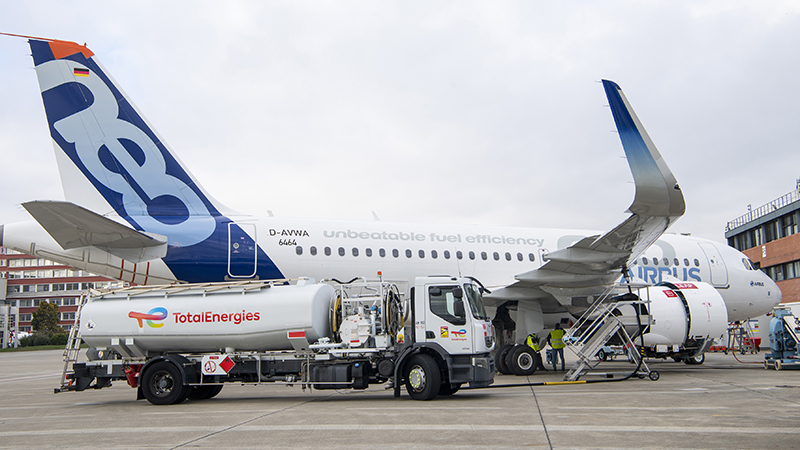 Airbus and TotalEnergies target development of ‘100% sustainable aircraft fuel’  Image