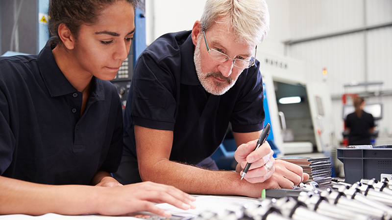 Older generation’s skills ‘going unused’ in manufacturing, MTC research findsImage