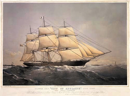 Glory days: Hand-coloured lithograph from 1864